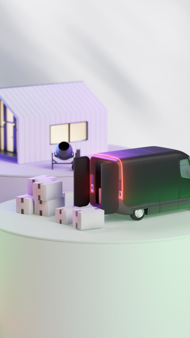 3D-иллюстрации для Авито Услуг