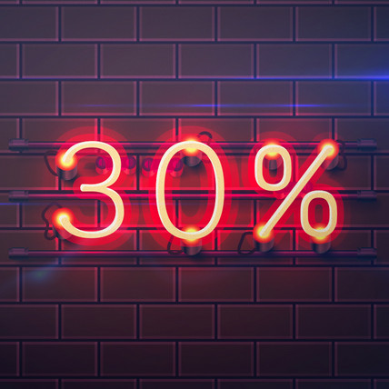 Скидка до 30 процентов